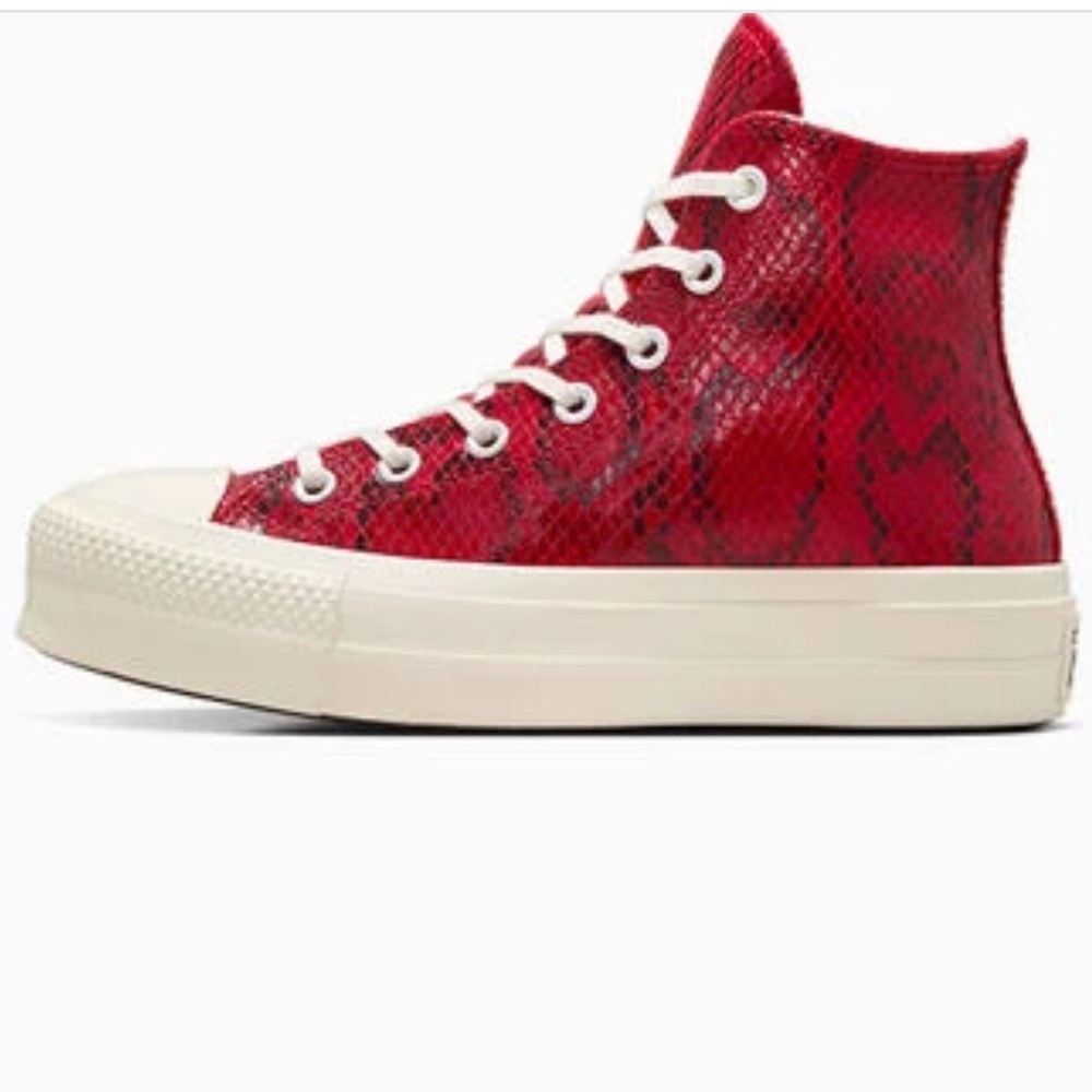 Converse Chuck Taylor All Star Lift Platform Snakeskin Print HIGH TOP SHOE - Picture 6 of 14
